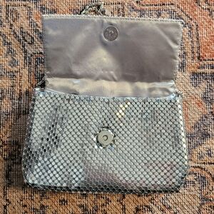 Silver Mesh Chainmail Clutch